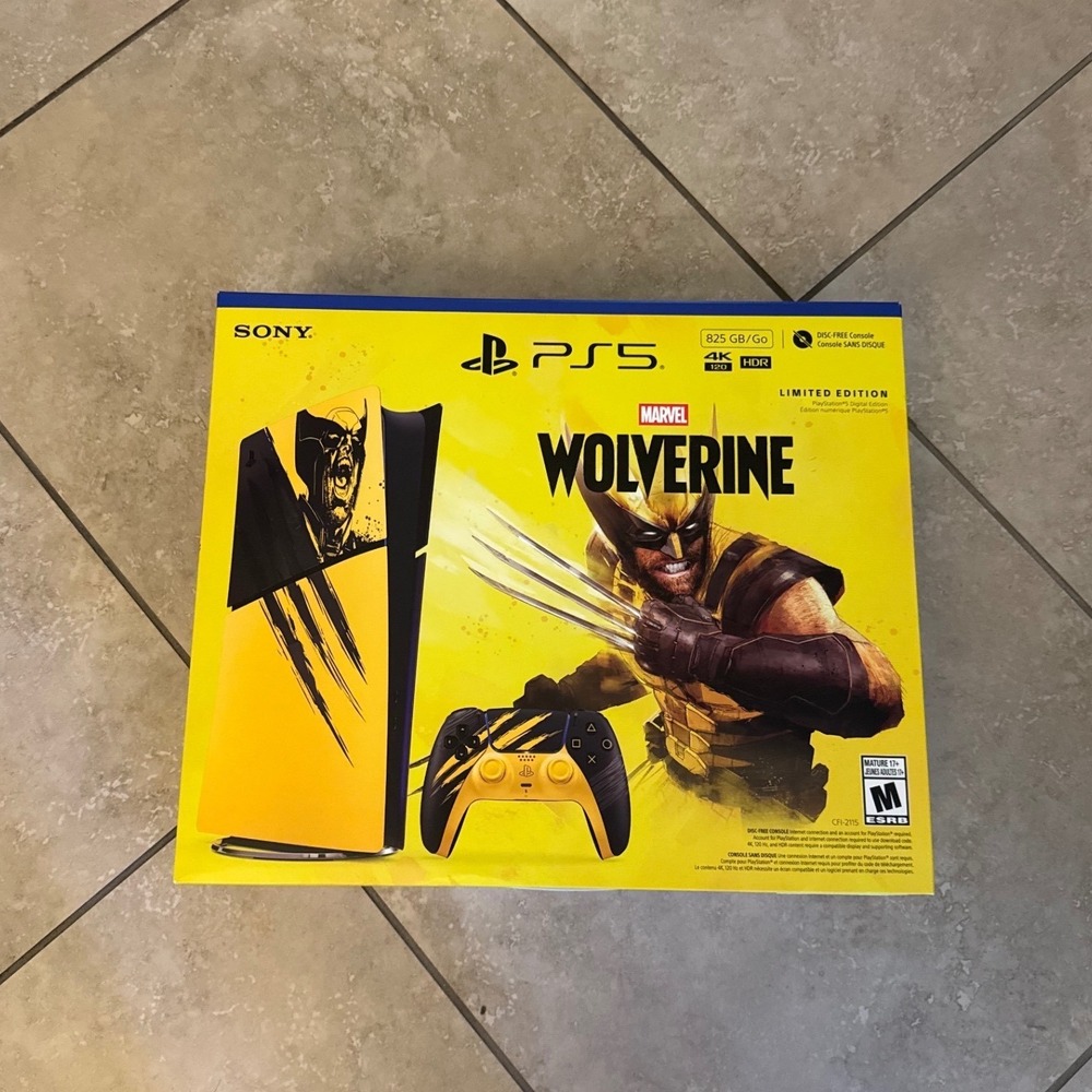 Marvel Wolverine Limited Edition Sony PlayStation 5 (PS5) 825GB 4K - ON HAND✅
